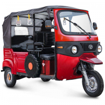 Электротрицикл Rutrike Рикша NEW 60V1800W красный