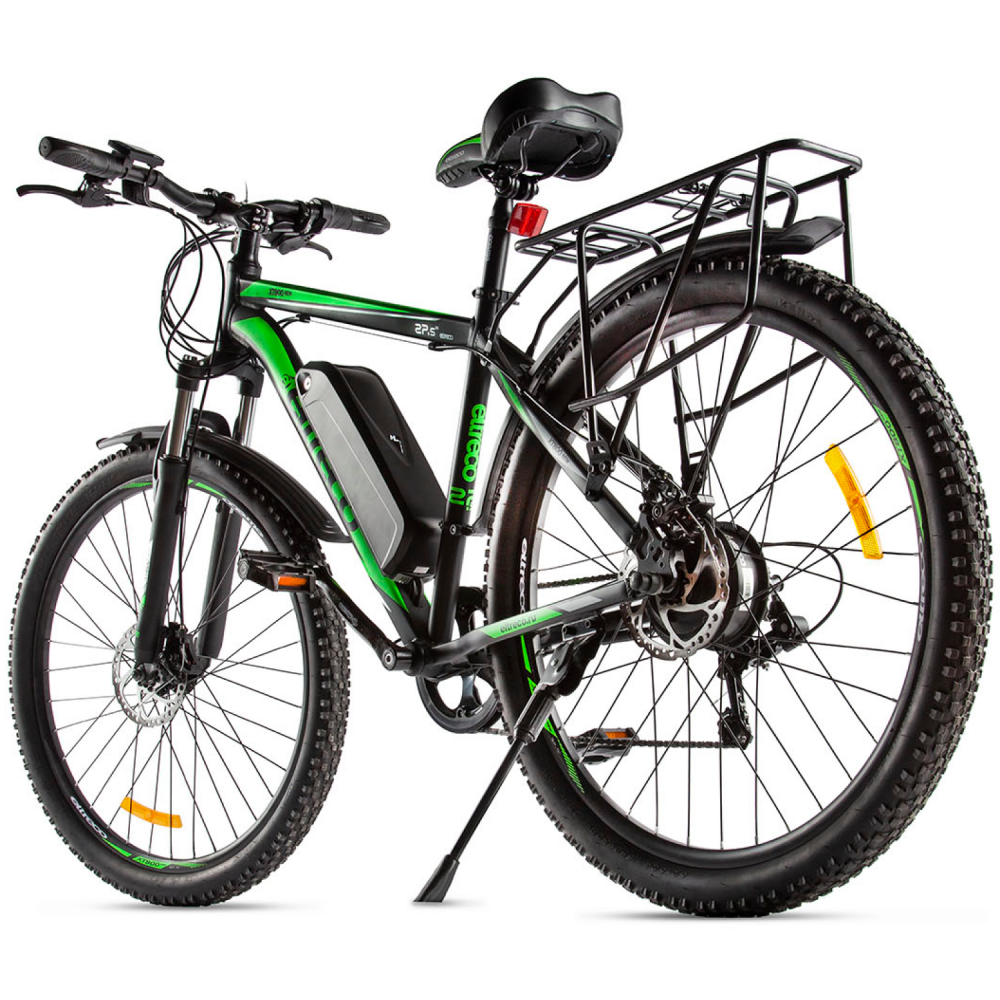 Электровелосипед Eltreco XT-800 NEW (черно-зеленый) 3