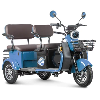 Электротрицикл Rutrike Gelbert Kappa 48V/60V 650Вт Cиний